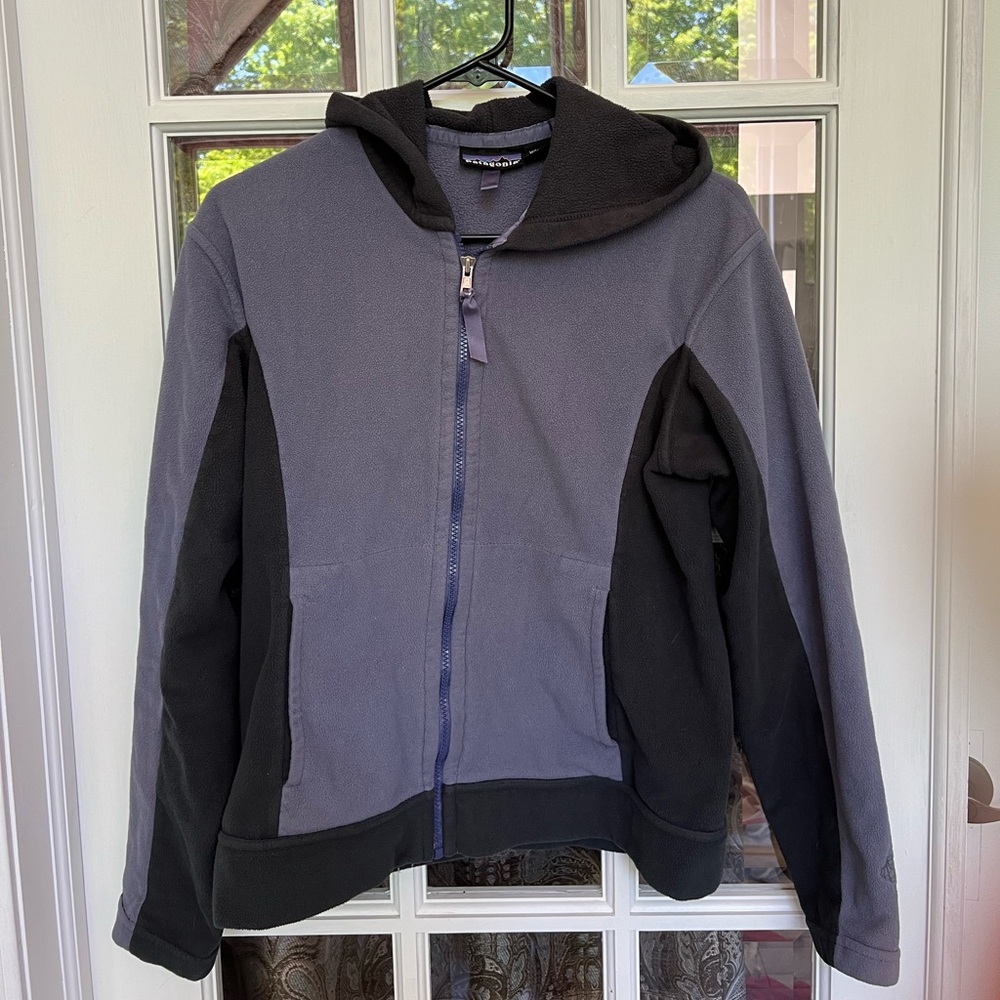 Dark Gray and Purple Zip Up